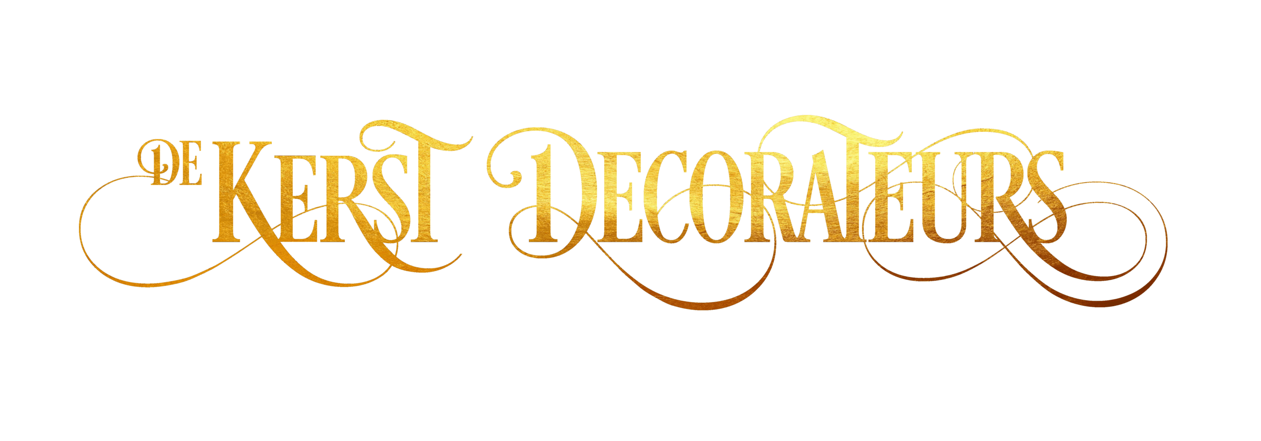 Kerstdecorateurs Logo druk