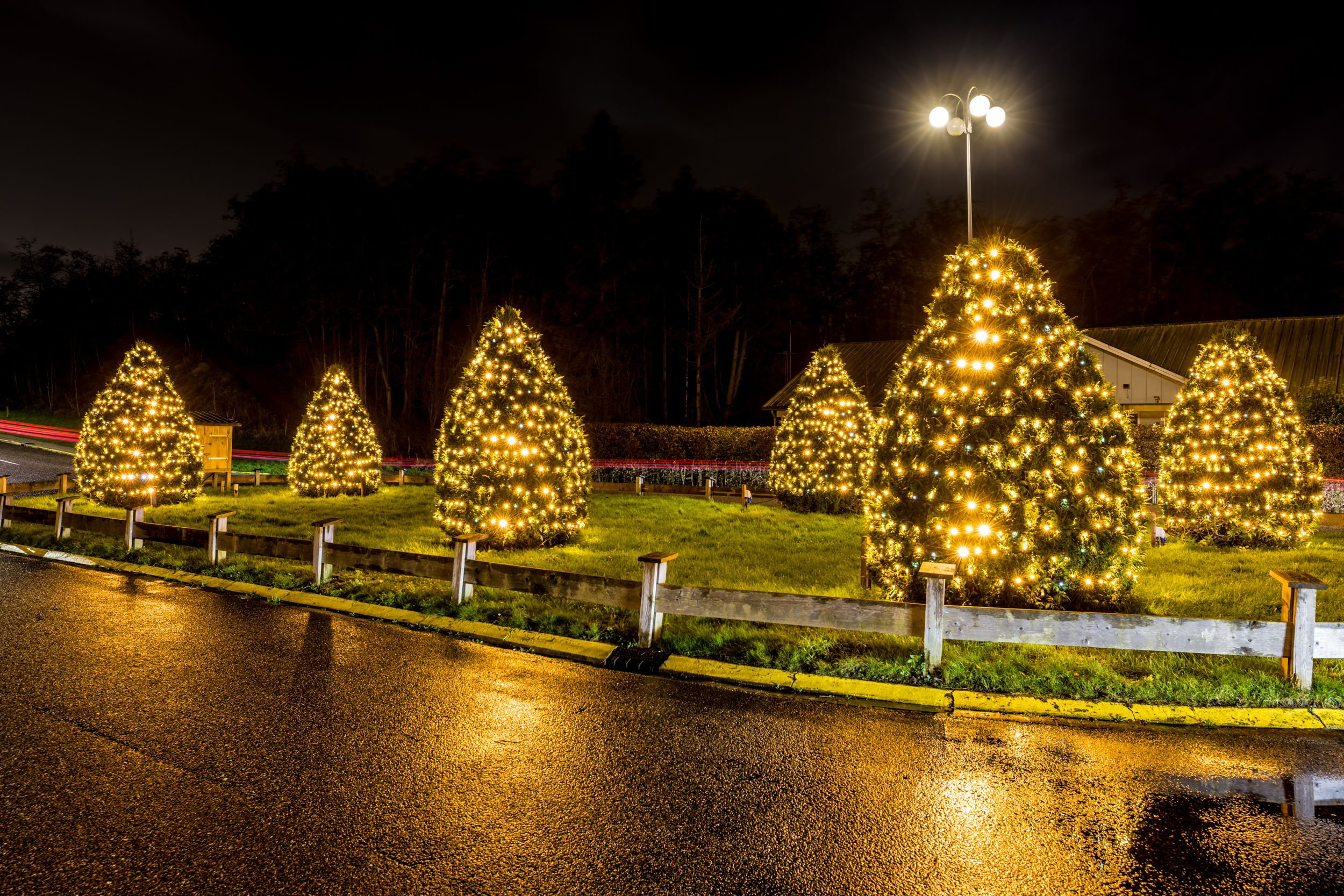 Snowworld Zoetermeer - Kerstversiering - Verlichting buiten