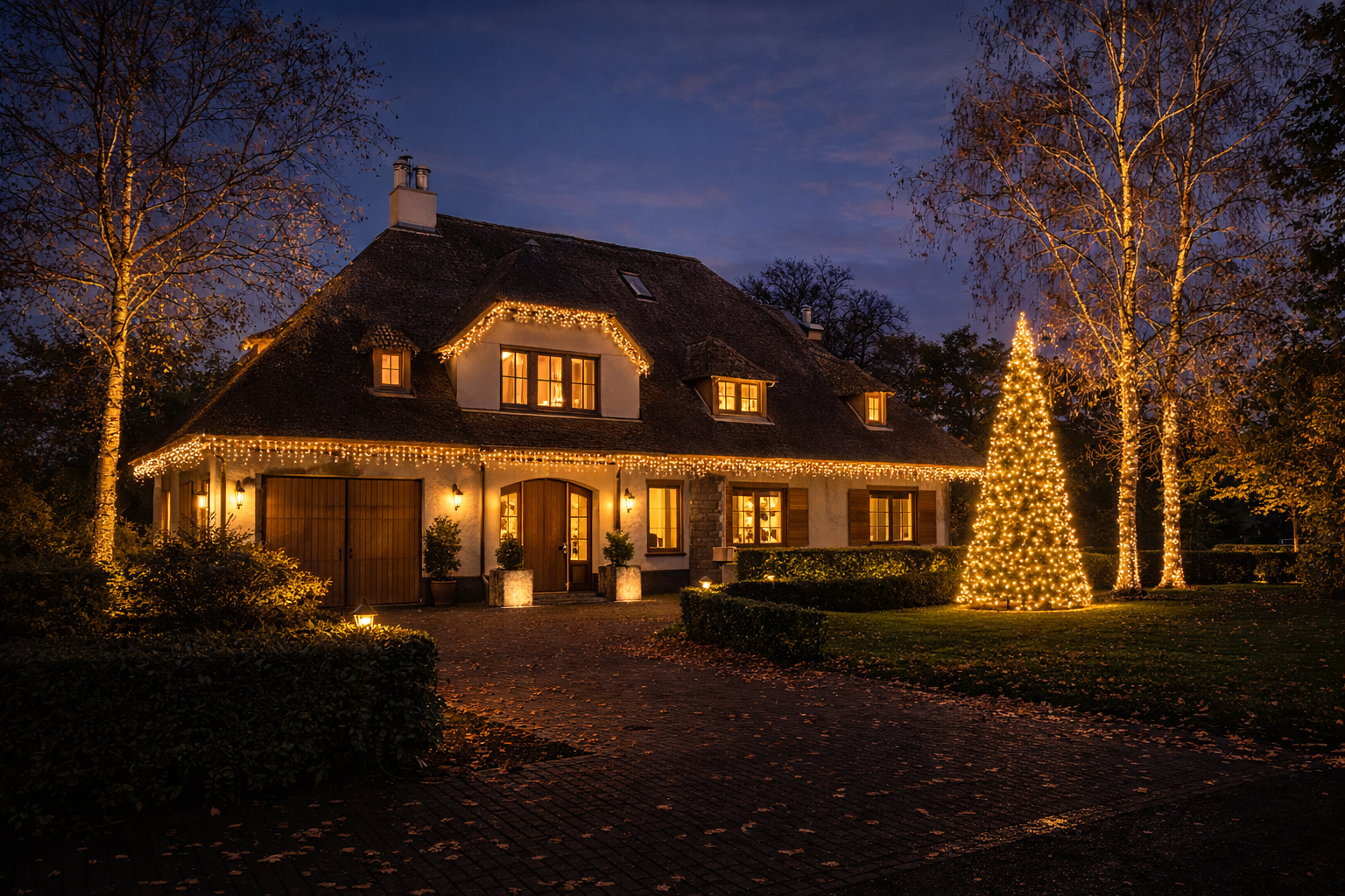 Luxe Residentieel - De Kerstdecorateurs - Buitenverlichting