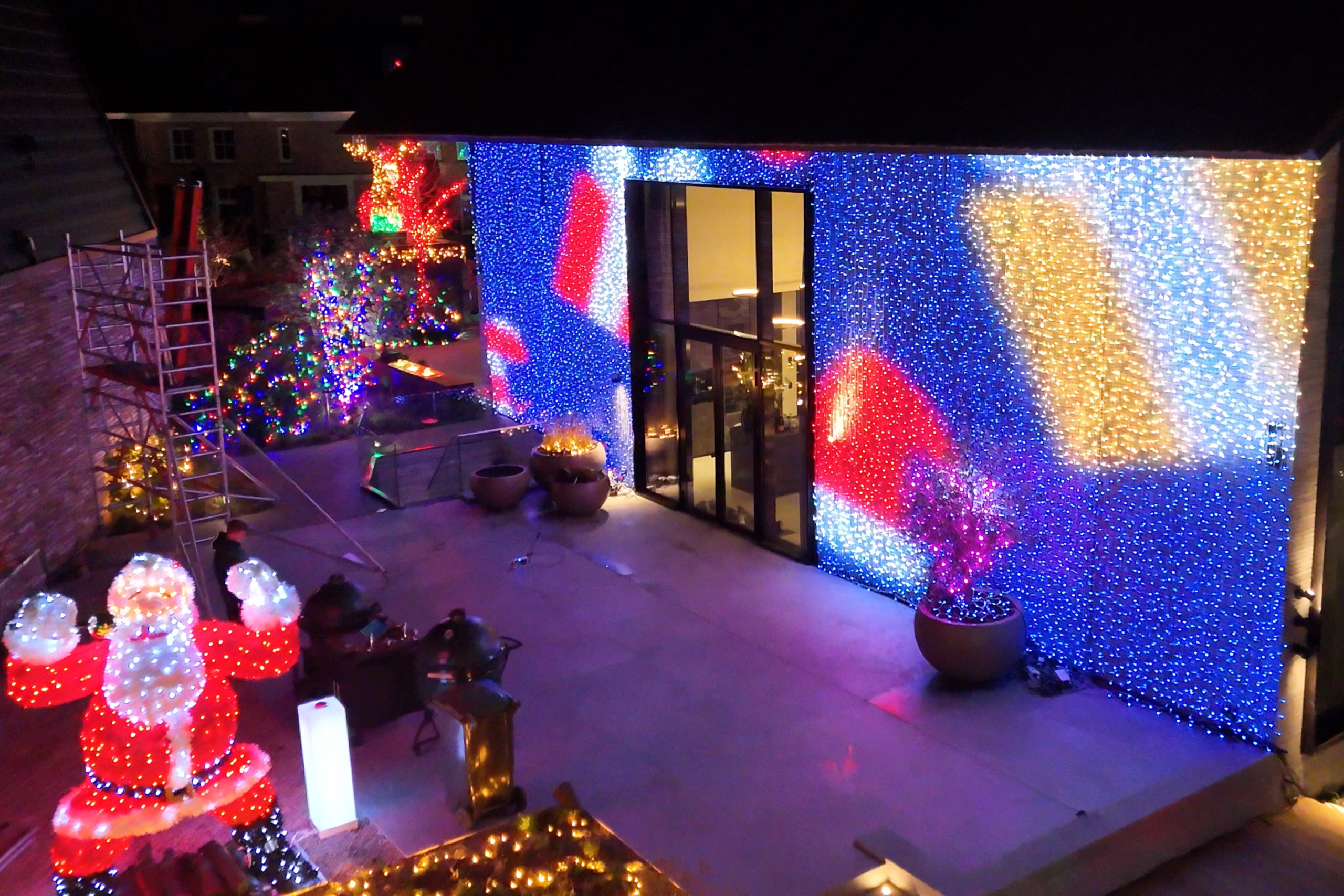 Jongerius Woning - Project decoratie - Luxe residentieel kerst deco